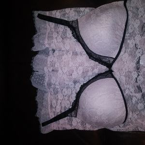 Wire free night gown